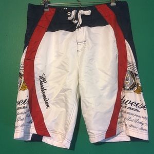 Budweiser Board Shorts Swim suit trunks 32